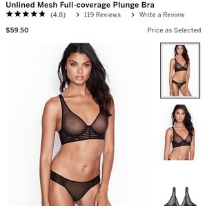 Unlined full coverage Victoria's secret bra